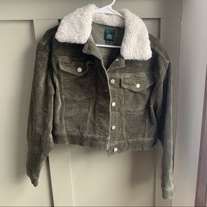 Cropped Corduroy Jacket